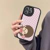 Милый Чехол для Телефона M-monchhichis-s Для IPhone 16 15 14 11 12 13 Pro Max Plus Задняя Кожаная Крышка