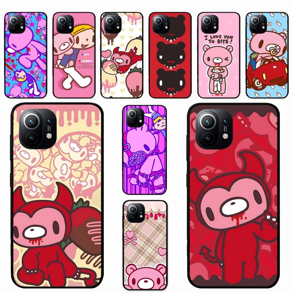 Мультяшный Чехол для Телефона G-gloomy Bear Для Xiaomi Mi 5X 8 9 10 11 12 Lite Pro 10T PocoX3pro PocoM3 Note 10 Pro Lite