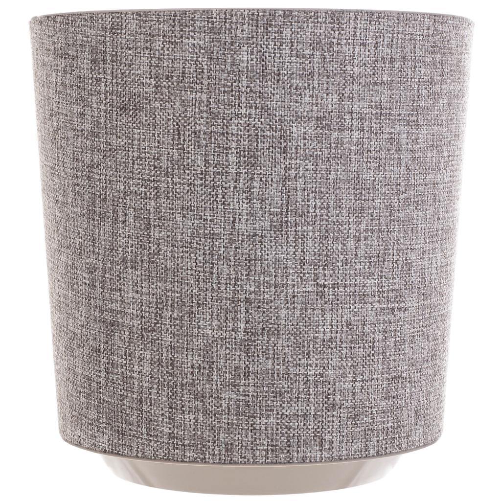 KADAX Doniczka Donica Na Kwiaty Osłonka Plastikowa Kwietnik 19cm Taupe