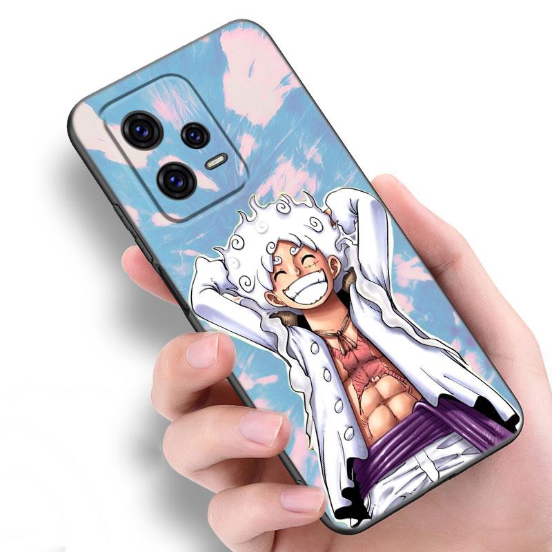 Luffy's Gear 5 аниме черный силиконовый чехол для телефона Xiaomi Redmi Note 10 11 11S 12 13 4G 8 9 11T Pro 5G Plus 8T 9S 10S 12S