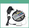 Светодиодная лента 12В 3528RGB с мини-пультом дистанционного управления, неводонепроницаемая, яркое освещение для декорации фона телевизора