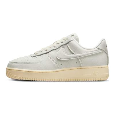 Женские кроссовки Air Force 1 Low из пони-волоса, кремовые/парусина/муслин II7398-100