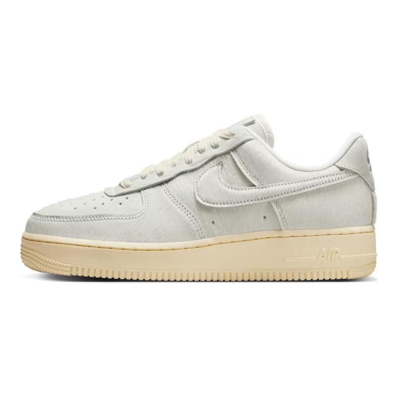 Nike Женские кроссовки Air Force 1 Low из пони-волоса, кремовые/парусина/муслин II7398-100