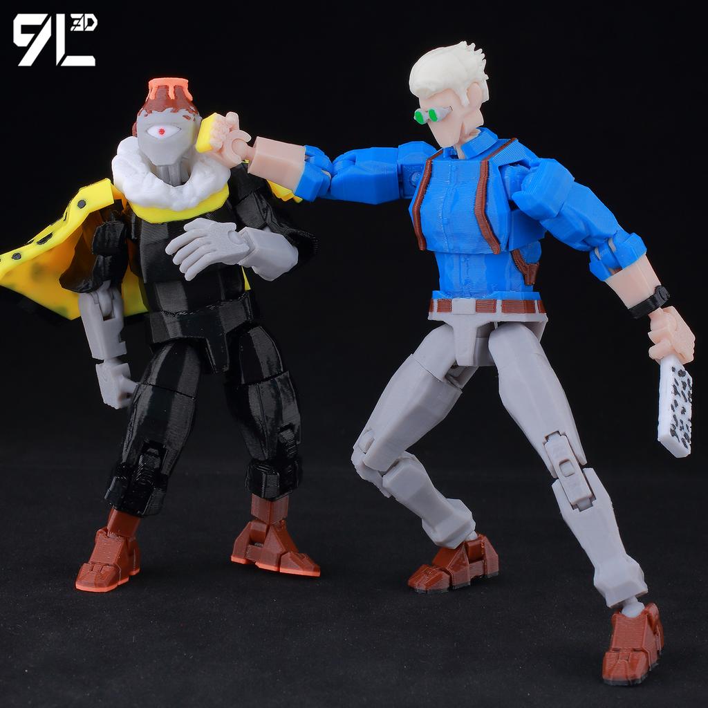 9L3D T13 Nanami Kento Battle Pose Figure JJK Anime Action Model LUCKY13 Figure Collector's Edition Dummy13 Gift for Fans