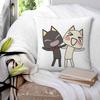 Мультяшная Милая Кошка Торо Иноуэ Квадратная Наволочка Чехол для Подушки Наволочка Декоративная Наволочка для Дома Спальни Автомобиля