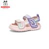 Babudou children's sandals, new summer styles for girls, featuring a non-slip, soft-soled, open-toe design, perfect for the beach; fashionable