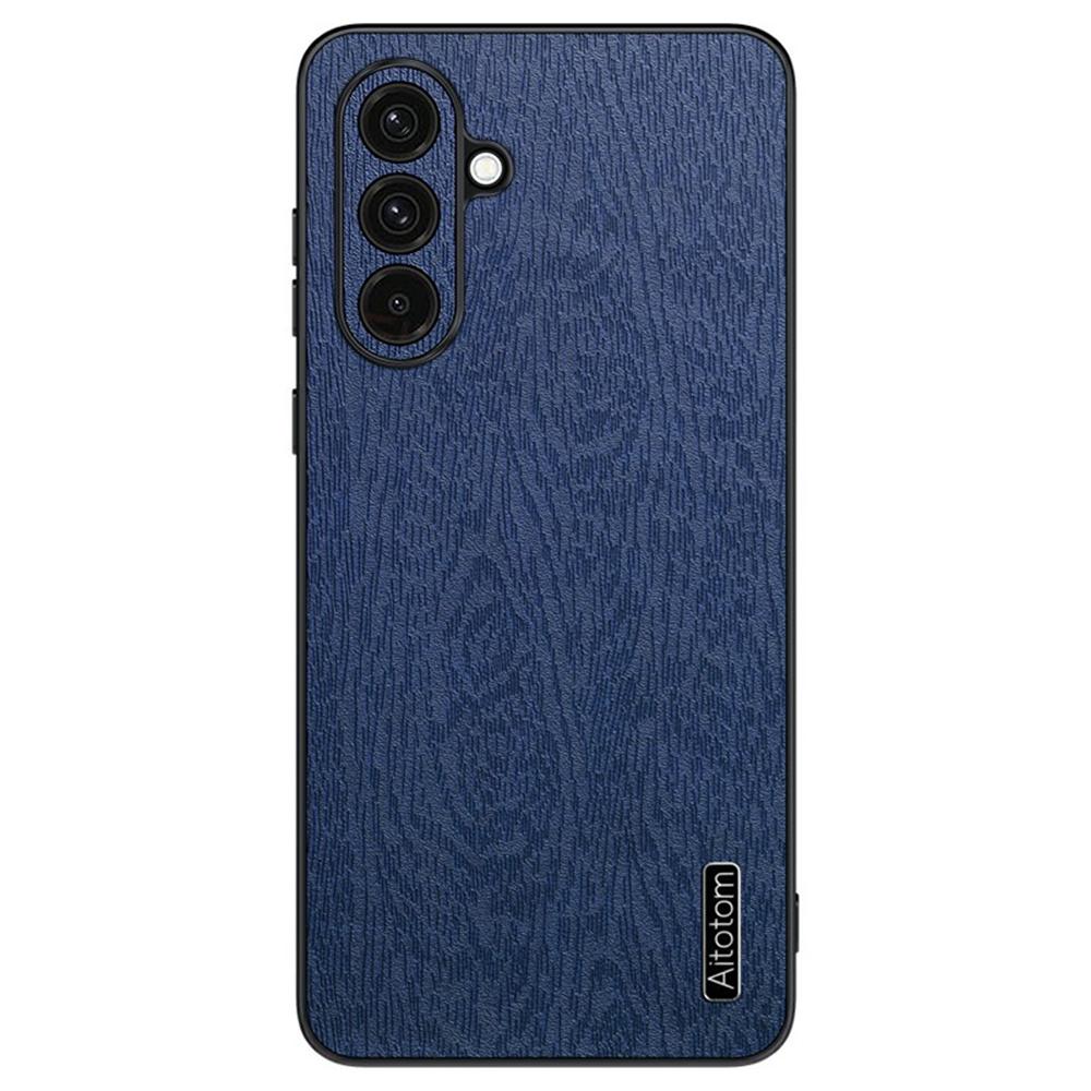Чехол для Samsung Galaxy A57 5G с текстурой дерева, покрытый ПУ-кожей, ПК ТПУ, чехол для телефона