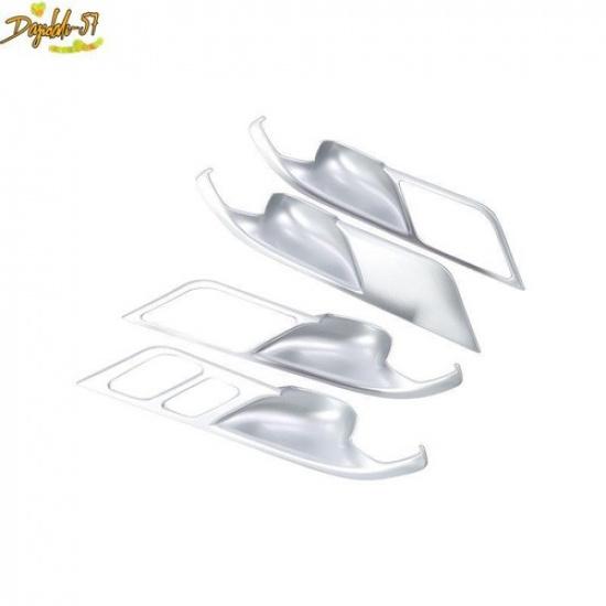 Chrome Interior Door Handle Bowl Cover Trim Accessories For BMW X3 G01 2018-