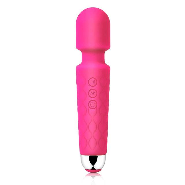 20 Modes Strong Vibration Mini Vibrator USB Charging AV Stick Rod Massager Clitoris G-Spot Vibrators Sex Toy For Women Adults 18