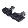 Carbon Fiber Dual Outlet Y-Style Exhaust Tip for Various Models