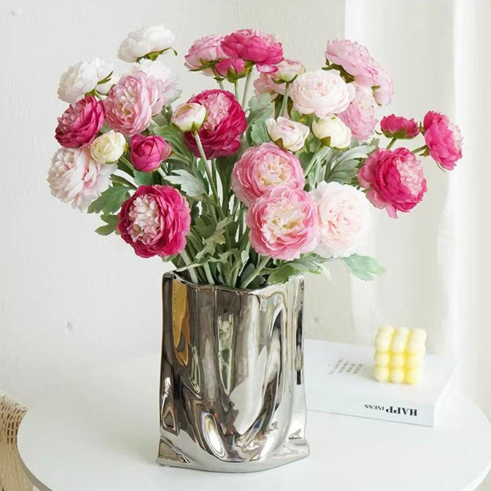 3 Головы Лютик Искусственные Цветы Шелковые Цветы Искусственный Букет Поддельные Цветы Украшения Дома