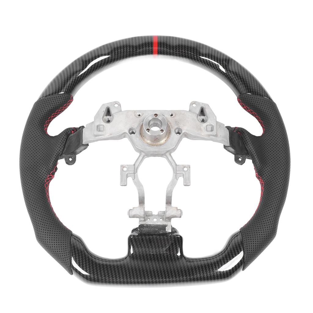 Hydro Dip Carbon Fiber Look Steering Wheel Stylish Ergonomic Steering Wheel Replacement for Infiniti G35 G37 G25 Q40