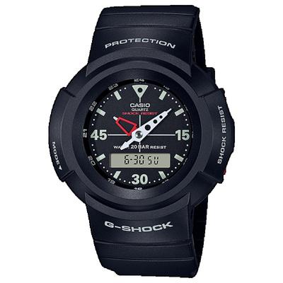Мужские часы G-SHOCK Аналоговые ударопрочные кварцевые часы из смолы 200 м водонепроницаемые AW-500E-1E