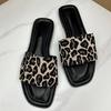 Fashion Slip-on Women's Summer Shoes On Offers Outdoor Trendy Leopard Print Chinelos Beach Slippers Open Toe Brand Design Ladies Slides
