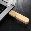 OLOEY Деревянный вращающийся USB-накопитель