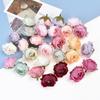 10/20PCs Rose Artificial Flowers 4cm Silk Fake Flower for Home Decor Wedding Party Decoration Wreath DIY Handicraft Accessories