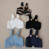 Colorful 20cm Cotton Doll Clothes DIY Dress Up Jean Overalls Kids Toys Gift Casual Wears