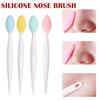 Beauty Skin Care Wash Face Silicone Brush Exfoliating Nose Clean Blackhead Removal Brushes Tools With Replacement Head