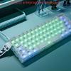 Xiaomi New 130+ Keys Ice Carbon Fiber Keycaps Black White Forged Carbon PC Translucent Multi-Language for Magnetic Mechanical Keyboard