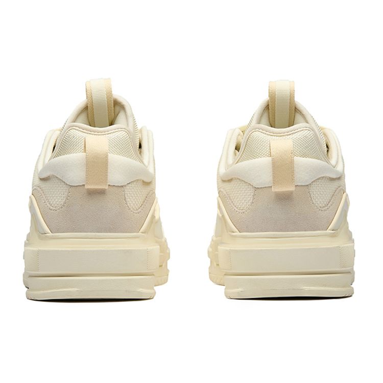 Anta Aotu Bread Shoes Толстая подошва Нескользящие низкие кроссовки для скейтбординга Мужские кроссовки Светло-бежевый 912238060-3