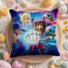 Чехол на подушку Аниме S-Saint S-Seiya для дома и автомобиля, многоцелевой чехол на подушку - Двусторонний, Мягкий и прочный для повседневного использования