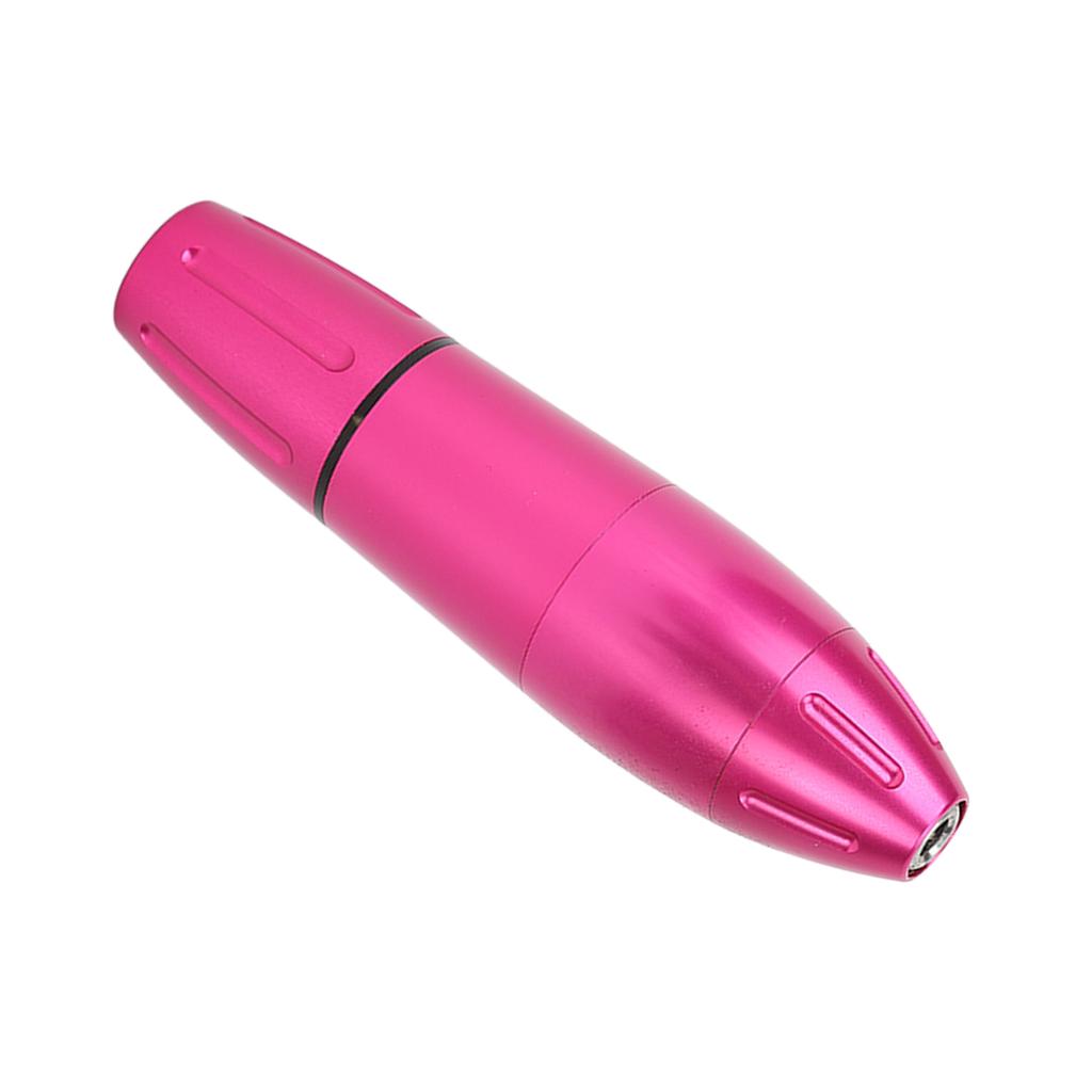 Pen Tattoo Machine Aluminum Alloy DC Interface Cartridge Needle Tattoo Pen for Tattoo Artists Pink