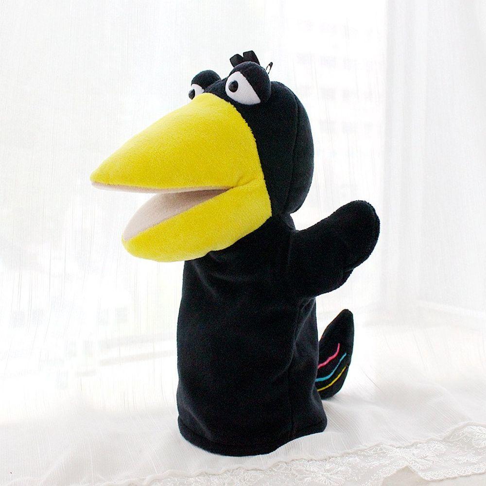 Bear Shark Panda Stuffed Toys Dinosaur Finger Puppet Animal Puppet Hand Finger Puppet Plushed Doll