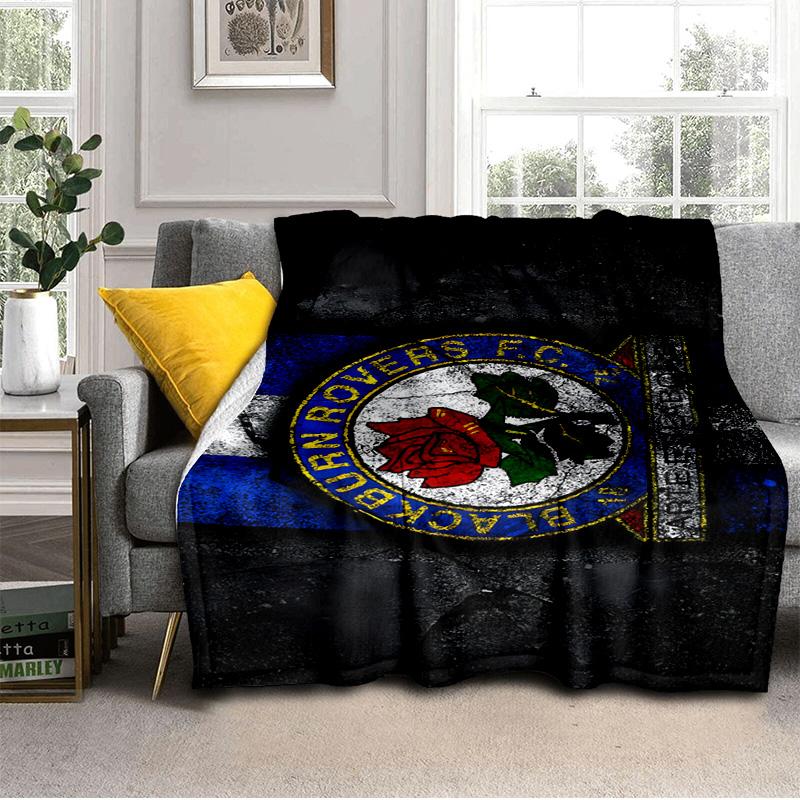 Rovers Crest Football Club Printed Throws Blanket Soft Flannel Blankets for Couch Bed Gifts for Men Women Picnic blanket Christmas gifts