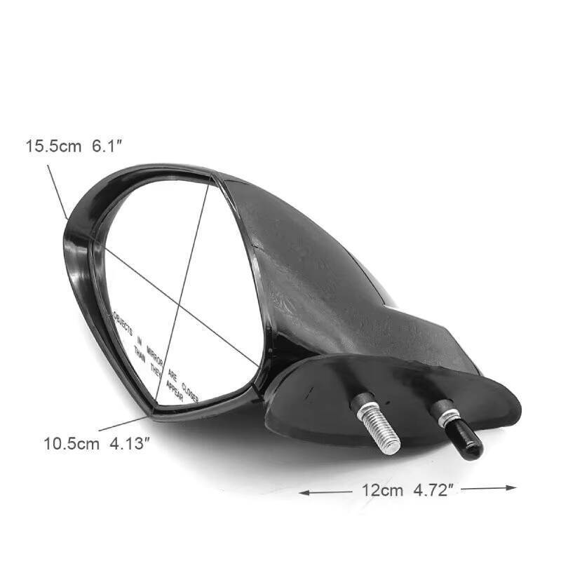 Left / Right Motorboat Rearview Mirror for Yamaha 05-09 EX WaveRunner VX110 Sport Deluxe Cruiser Jet Ski Side Rear View Mirror
