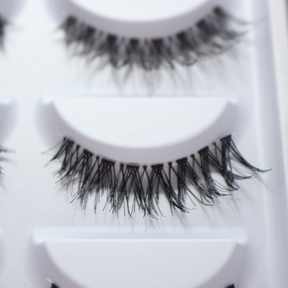 5Pairs New Handmade Thick Beauty Long False Eyelashes Eye Makeup Tool Natural