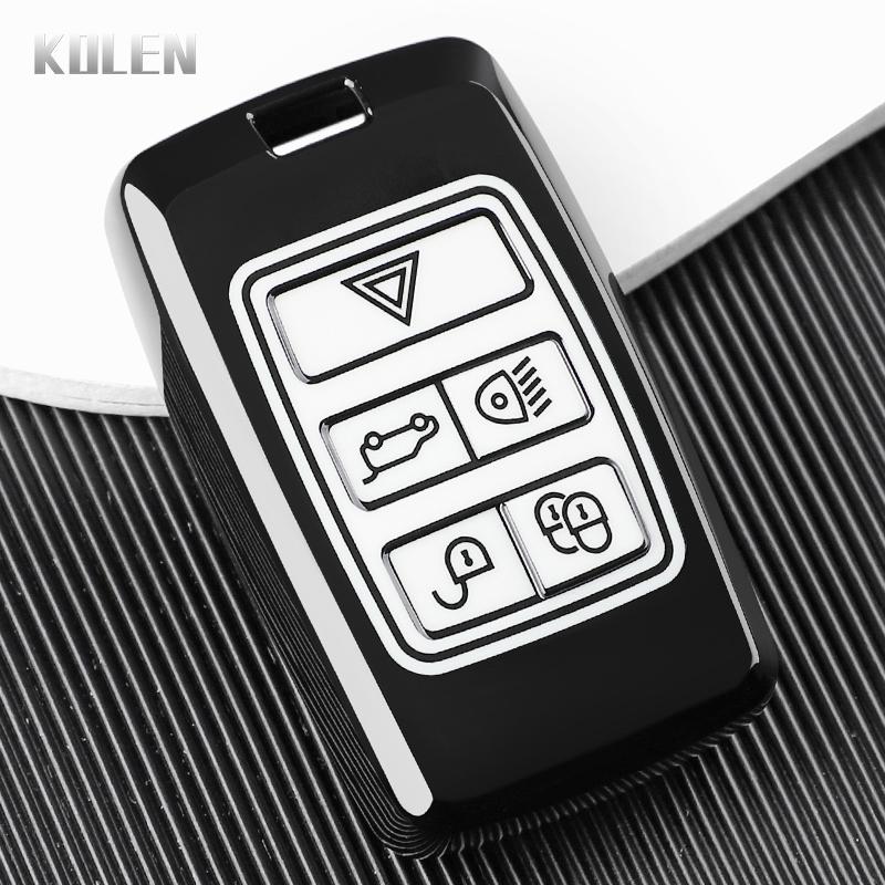 Premium TPU Car Key Case Cover Fob for Land Rover Range Rover Sport Velar Evoque Freelander Discovery Jaguar XF XJ XJL XE E-PACE