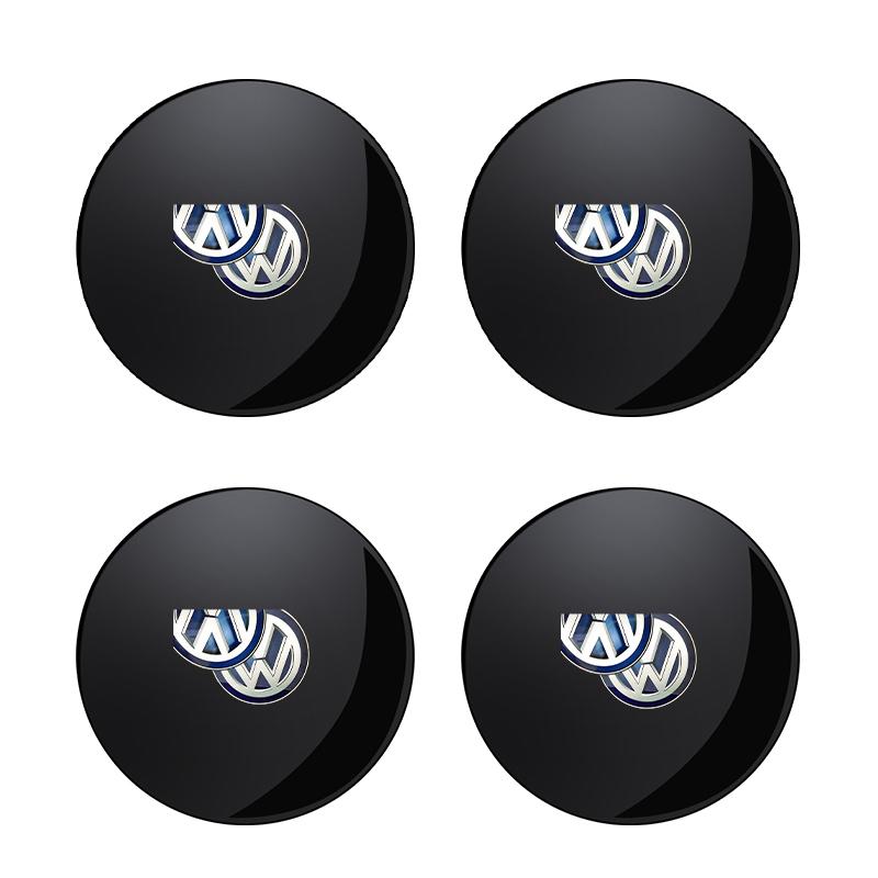 Golf MK6 MK7 MK8 2026 Hot For Volkswagen VW 4Pcs 56mm New Car Wheel Stickers Center Hub Cap Car Emblem Badge Decal For Volkswage EL4