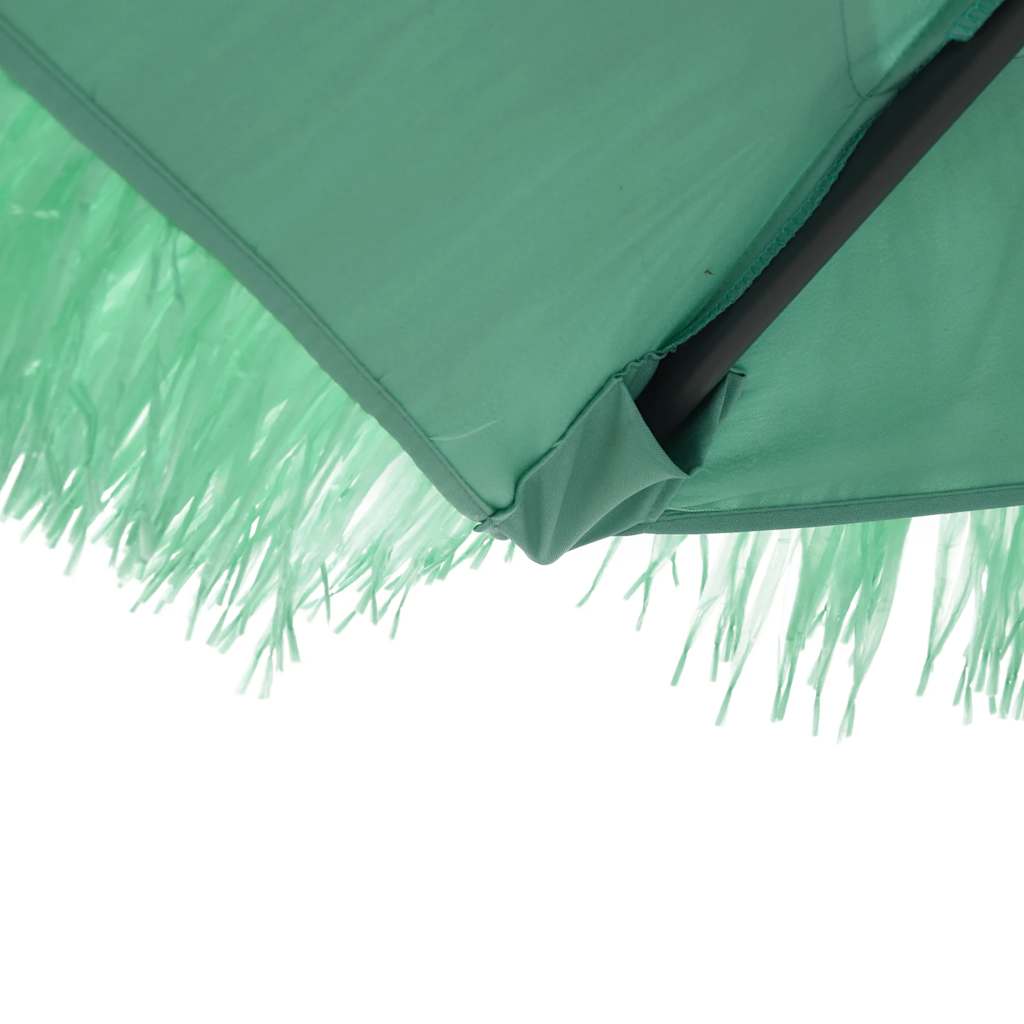 Green Sun Umbrella with Steel Pole 324 x 324 x 247 cm