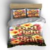 "The Lord Will Fight Floral Bedding Set" Bedding set (1 duvet cover, 2 pillowcases, duvet not included)