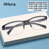 Ahora Half Frame очки для чтения для мужчин и женщин очки для пресбиопии с диоптриями +0,75+1,0+1,25+1,5+1,75+2,0+2,25+2,5+2,75+3,0