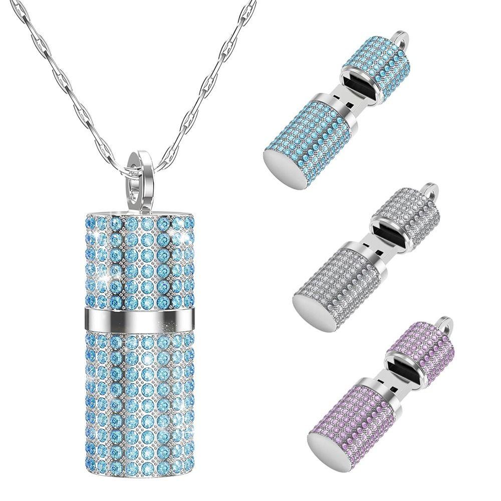 Флешка-накопитель со стразами и кристаллами, блестящая флешка USB 2.0, праздничный кулон