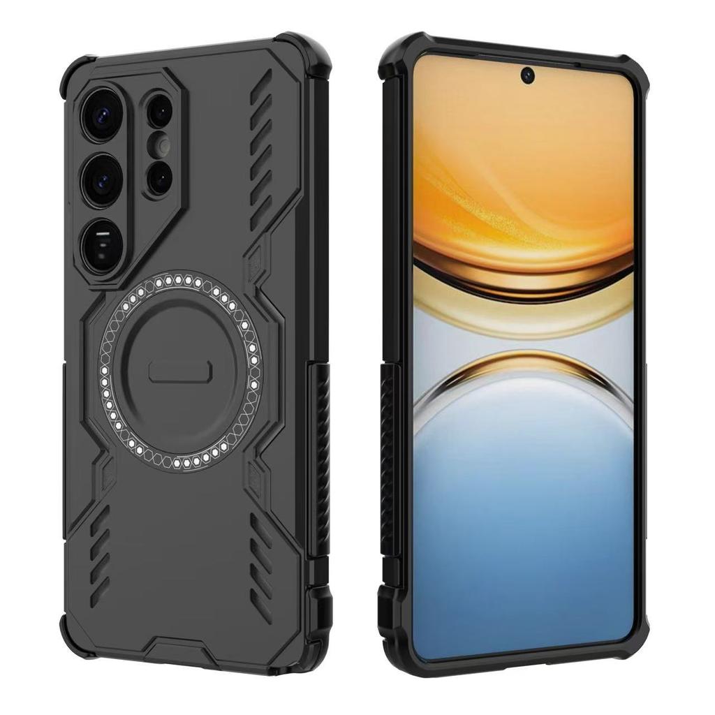 Чехол для Samsung Galaxy S24 S25 S26 S23 Ultra Plus Edge S26 PRO S24 S25 FE Бронированный жесткий Магнитный Ударопрочный Защита камеры
