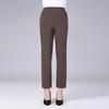 Fashion Women'S High Waist Elastic Deep Straight Pants Casual Pants