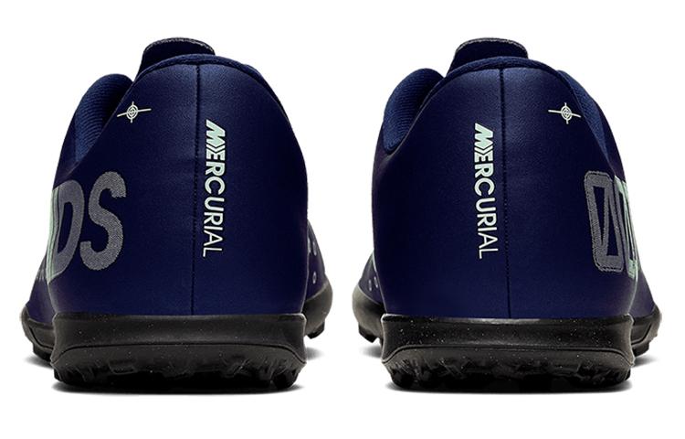 Nike Футбольные бутсы для детей Nike Mercurial Vapor 13 Club Mds TF, нескользящие, износостойкие, низкие, Черно-синие, Детские CJ1179-401