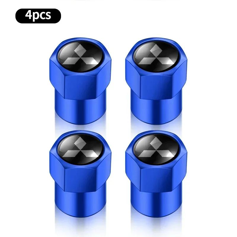 For Mitsubishi Asx Lancer Mirage Pajero Sport Xpander Attrage New 4Pcs Auto Accessories Car Wheel Tire Valve Stem Caps Cover