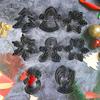 Santa Claus Snowflake Stainless Steel Christmas Decor Baking Tools Cookie Cutters Set Biscuit Mold