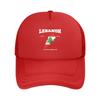 Baseball Caps Lebanon Lebanese Flag Map Mesh Hats Fashion Summer Men Women Hats