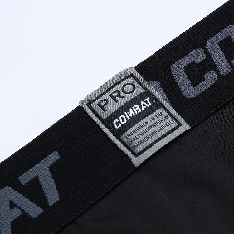 Мужские компрессионные тайтсы для баскетбола с быстрым высыханием, на одну ногу, семиточечные, базовый слой, штаны для фитнес-тренировок