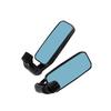 Adjustable Rear View Mirror  For Scooter Blue Glass Motorcycle Handlebar Rearview Mirrors  ATV