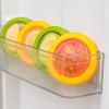 Refrigerator Storage Container Silicone Fruit Storage Box with Twist-Off Lid BPA Free Easy To Clean Reusable Fridge Fruit Fresh-keeping Box