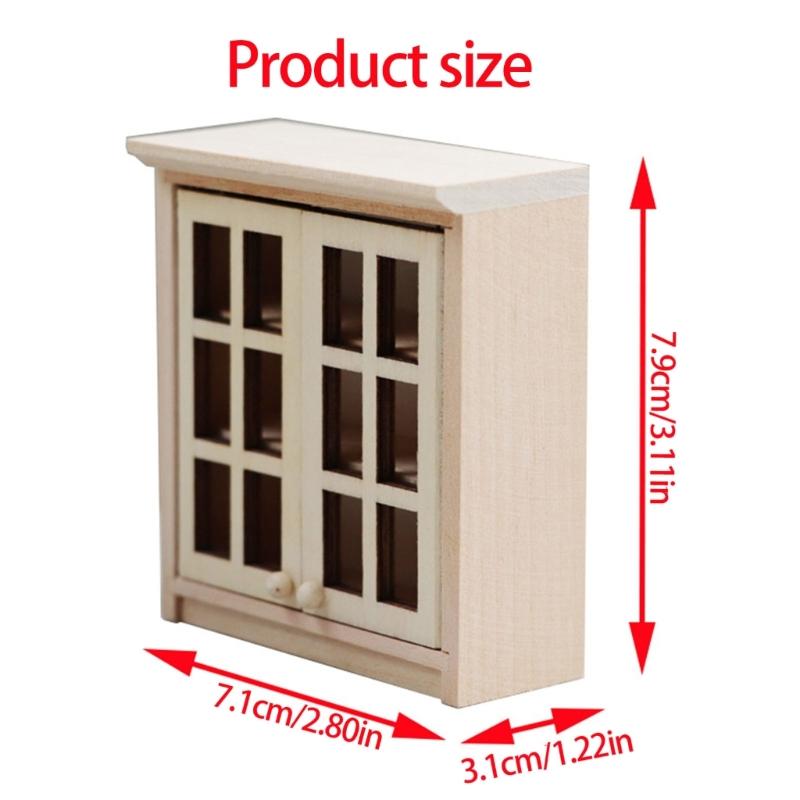 Мебель для кукольных домиков своими руками, деревянный шкаф, поделка для создания реалистичных сцен спальни, кухни, модель, декор для дома