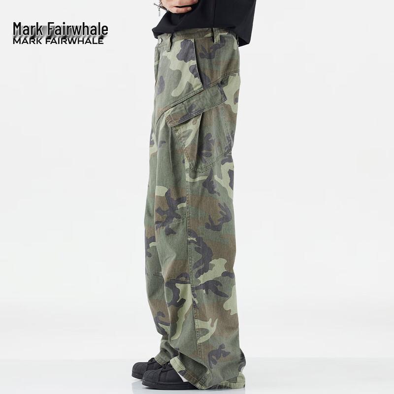 Mark Fairwhale Men's Loose Camouflage Cargo Pants