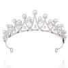 Wedding Pearl Crown Tiara Bride Luxurious Rhinestone Wedding Dinner Hair Crown Large Crown Hair Crown