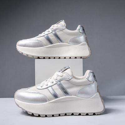 Bn009, новая весенне-летняя белая обувь, женская повседневная женская обувь на толстой подошве с увеличенной подошвой, спортивная дышащая студенческая корейская мода