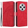 For Xiaomi Poco C75 4G/Redmi 14R 5G/14C 4G Case Stand Wallet Leather Phone Cover Curved Line Wrist Strap
